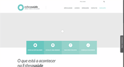 Desktop Screenshot of esferasaude.pt